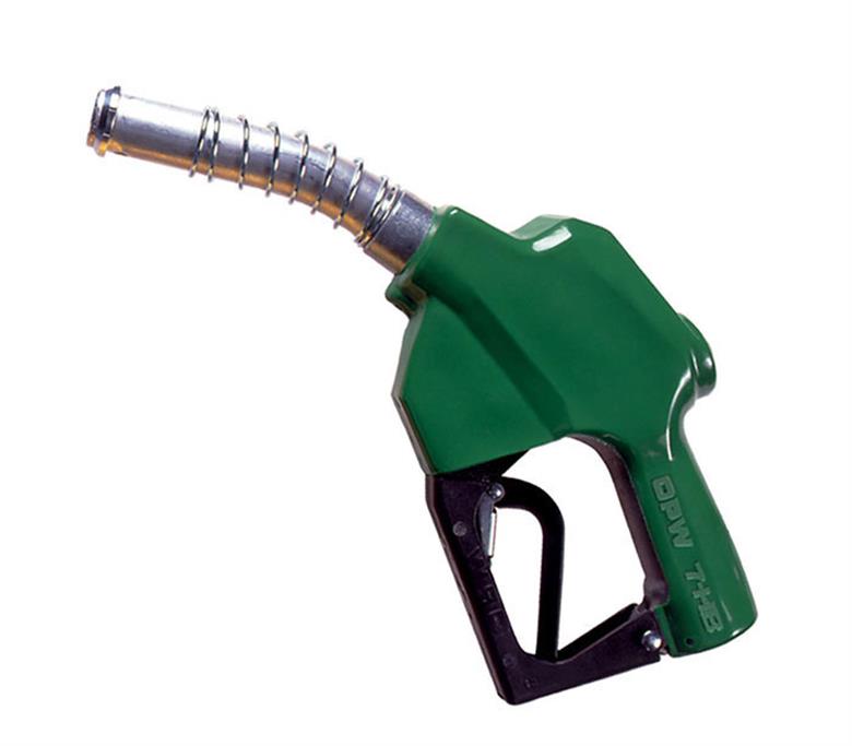 OPW | 7HB-0100 | Automatic Diesel Nozzle w/ Spout Ring (Green)