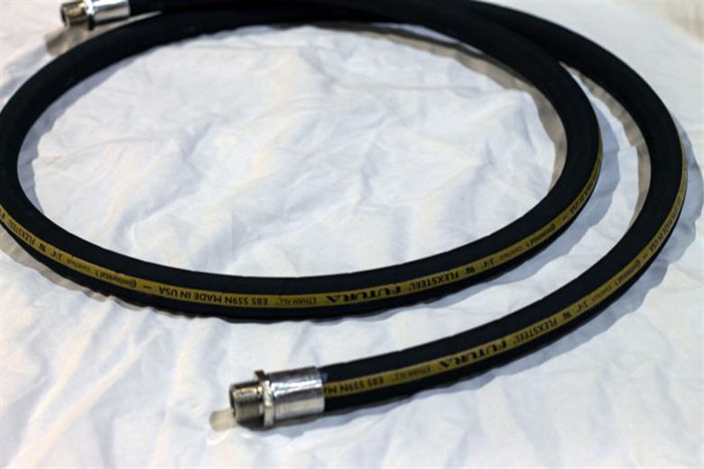 IRPCO | IEH349 | Flexsteel Futura E85 Hose (BLK Yellow Stripe) | 3/4