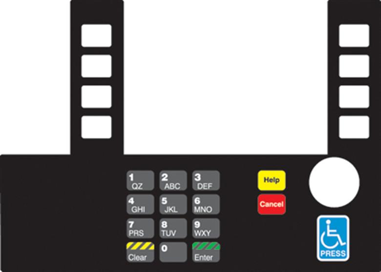 Advantage Keypad Overlay